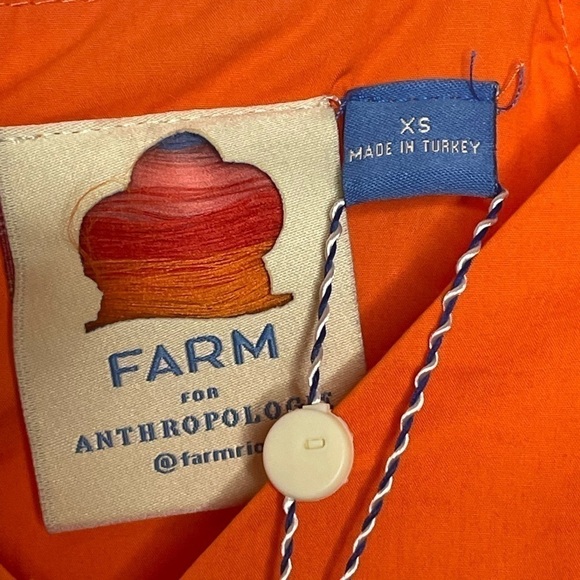 Farm Rio dress maxi NWT color block sz XS tiered - Picture 8 of 12